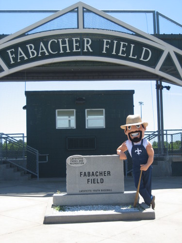 Fabacher arch and mascot.jpg
